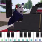 【荒野行動】ピアノが弾けないパンダが他人のマイトピアで何時間も練習した件（夜に駆ける）