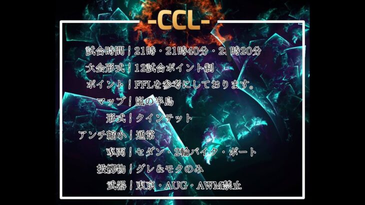 【荒野行動】4月度CCL Day1 実況:カエル 解説:ぱる