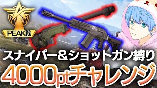 【荒野行動】PEAK戦ショットガン＆スナイパー縛りで4000ポイントチャレンジ＃2 p1794